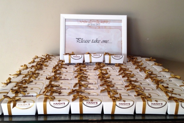Haighs Chocolate Wedding Favours